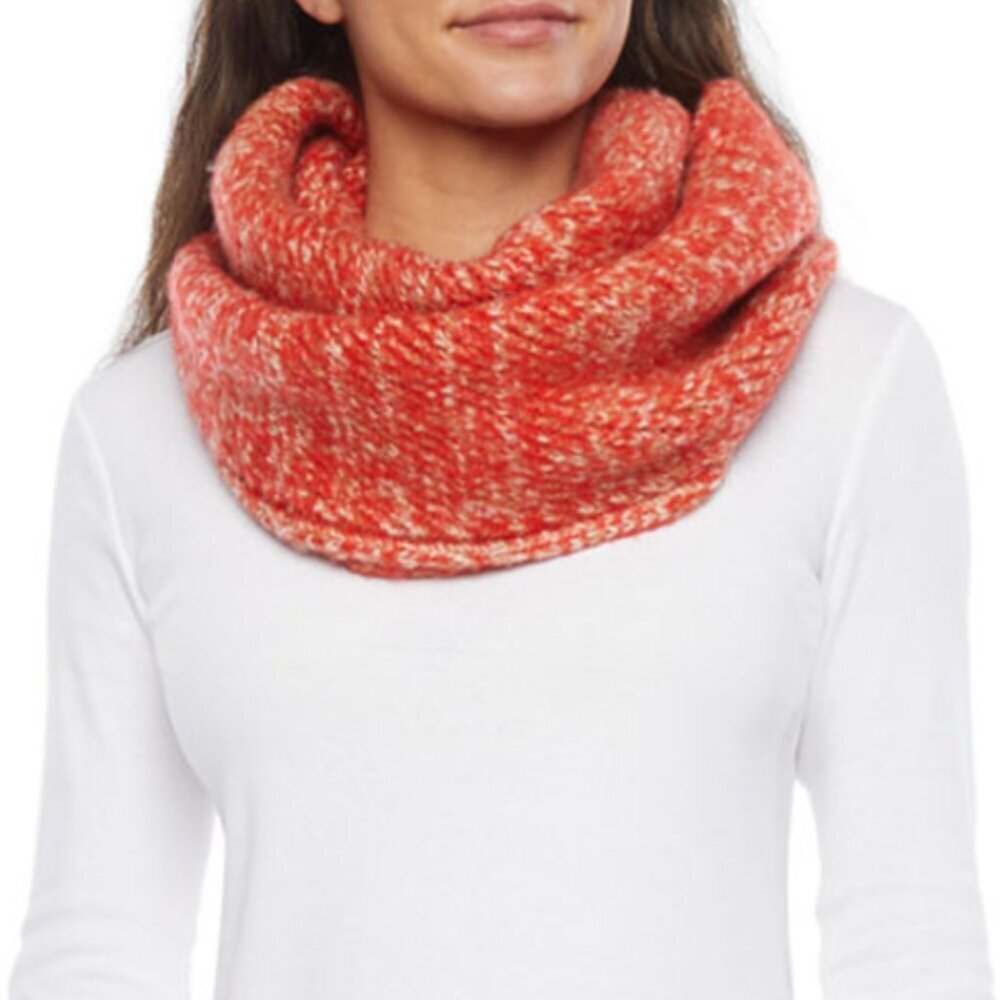Frye and Co. Space Dyed Scarlet Infinity Cold Weather Scarf NWT